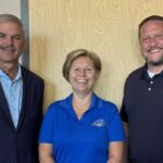 From the left, Charlie Koon, Tricia Hanna and Hayes Wellington.