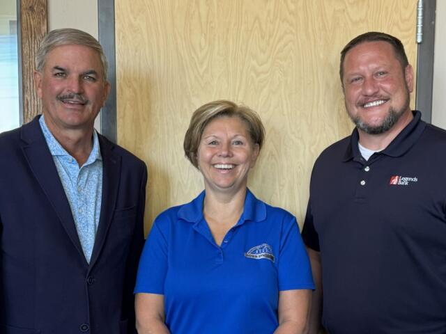 From the left, Charlie Koon, Tricia Hanna and Hayes Wellington.