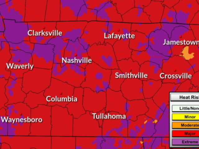 Heat Advisory information from the National Weather Service through Saturday. (NWS, contributed)