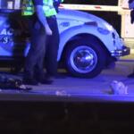 A pedestrian was hit by a vehicle on Fort Campbell Boulevard on Sept. 23, 2026. (Enrique Hernandez, Dash 10 Media)