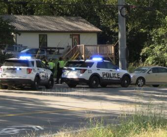 A motorcyclist was found dead on the side of Kraft Street on Oct. 8, 2026. (Enrique Hernandez, Dash 10 Media)