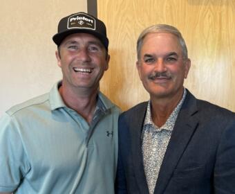 Cory Rasch, left, and Charlie Koon.