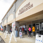 First day of early voting in Clarksville on Wednesday, Oct. 14, 2026. (Wesley Irvin)