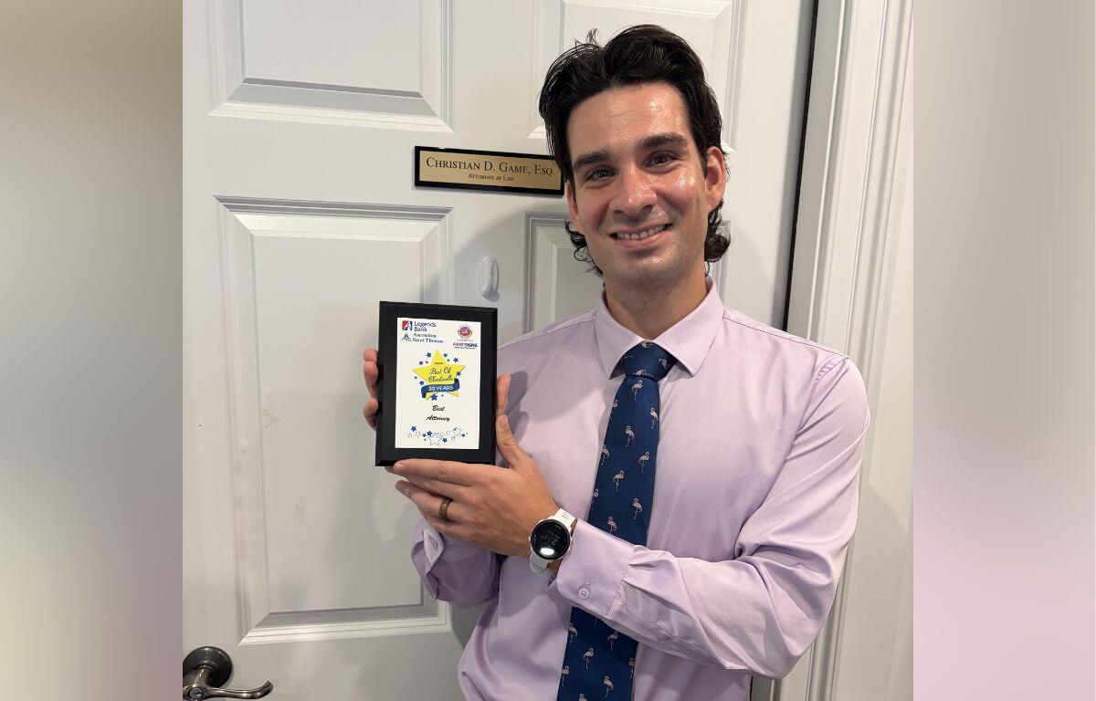 Christian D. Game, Best Attorney winner in Best of Clarksville, in October 2026. (Contributed)