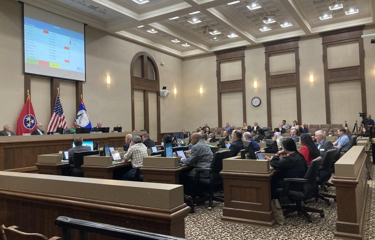 Montgomery County Commission meeting held on Oct. 19, 2026. (Christian Brown)
