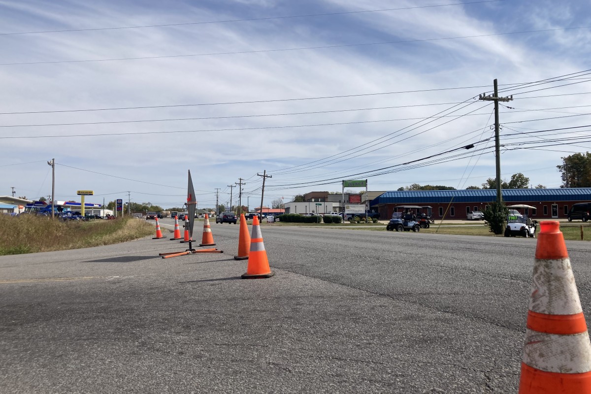 Intersection of State Route 12 and Glendale Drive in Clarksville on Oct. 26, 2026. (Christian Brown)