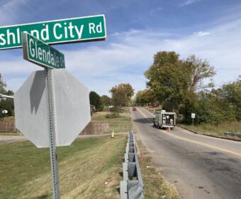 Intersection of State Route 12 and Glendale Drive in Clarksville on Oct. 26, 2026. (Christian Brown)