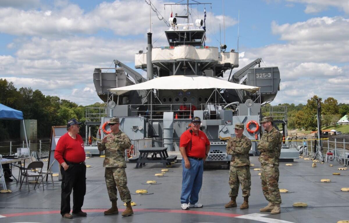 A tour of the LST 325 World War II ship during its stop in 2017. (Clarksville Now archives)