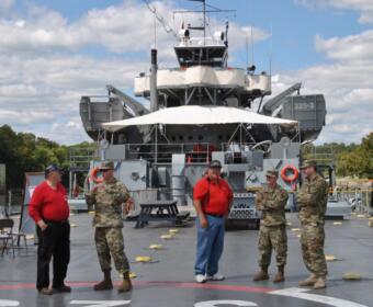 A tour of the LST 325 World War II ship during its stop in 2017. (Clarksville Now archives)