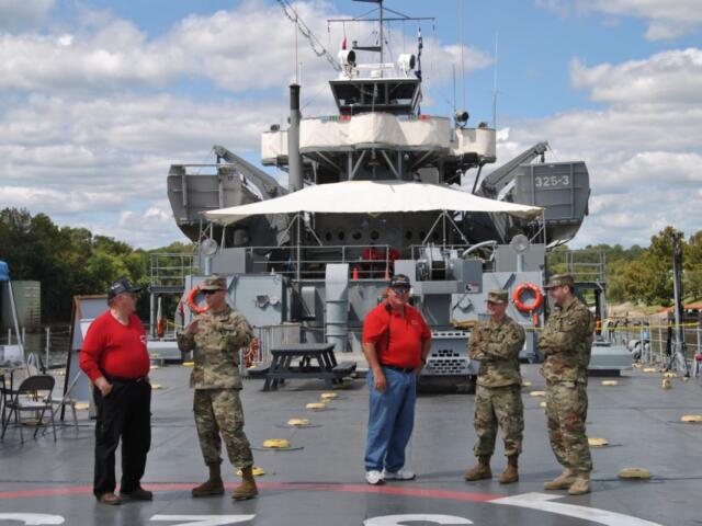 A tour of the LST 325 World War II ship during its stop in 2017. (Clarksville Now archives)