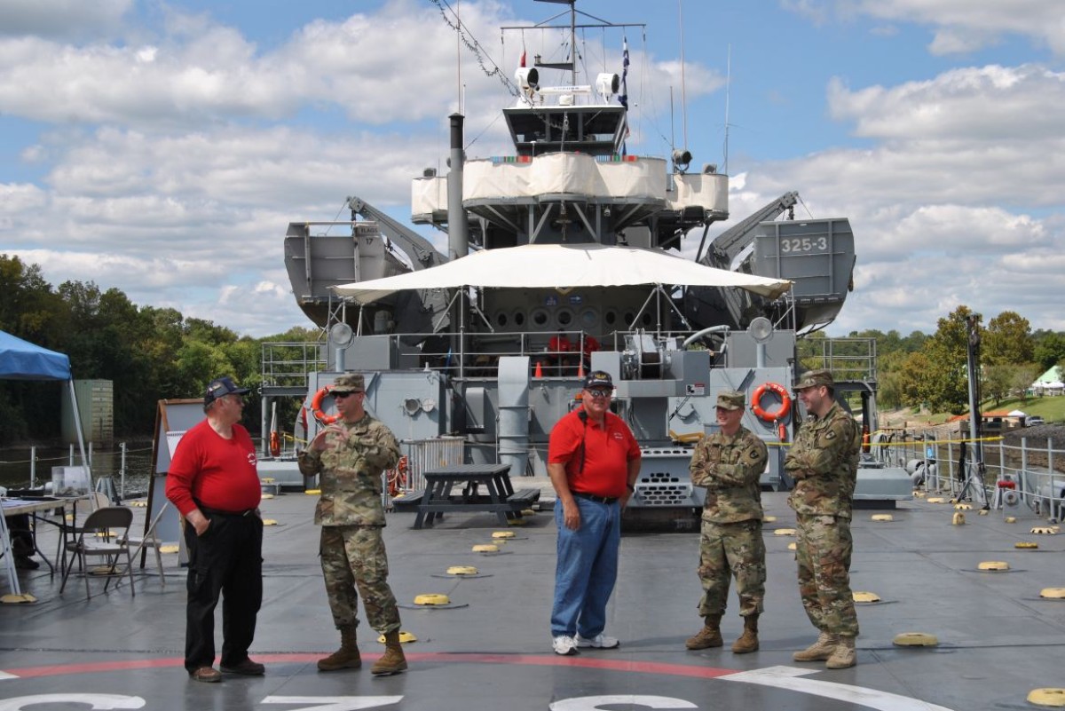 A tour of the LST 325 World War II ship during its stop in 2017. (Clarksville Now archives)