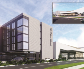 Concept drawings for the Office Park hotel and conference center, as of October 2026. (CMC EDC, contributed)