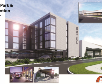 Concept drawings for the Office Park hotel and conference center, as of October 2026. (CMC EDC, contributed)