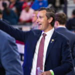 Congressman Matt Van Epps at President Donald Trump's midterm rally at F&M Bank Arena in Clarksville, TN, on Oct. 10, 2026. (Wesley Irvin, Clarksville Now)