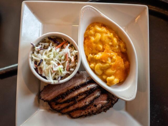 Brisket at Whiskey Bravo Southern Kitchen and Smokehouse. (Contributed)
