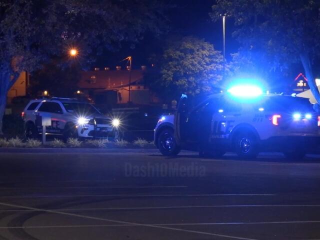 Gunfire behind a store on Wilma Rudolph Boulevard on Oct. 17, 2026. (Enrique Hernandez, Dash 10 Media)