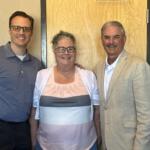 From the left, Ryan Ploeckelman, Doretha Minor and Charlie Koon.