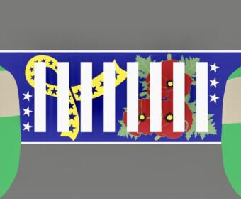Plan for painted Veterans Plaza crosswalk (AHDC, contributed)