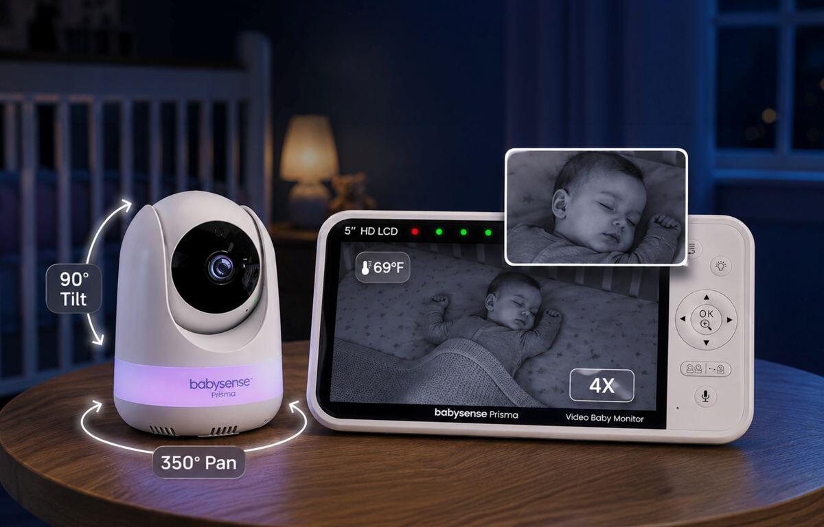 Get a two-camera baby monitor with a 1,000-foot range for $99.99