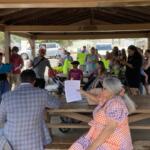 Belleglade Mobile Home Community town hall meeting with residents, management team, as well as Mayor Wes Golden and County Commissioner Lisa Prichard. (Christian Brown)