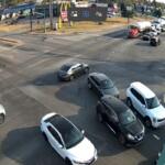 Traffic is backed up on both Second and Riverside on Oct. 1, 2026. (City of Clarksville, contributed)